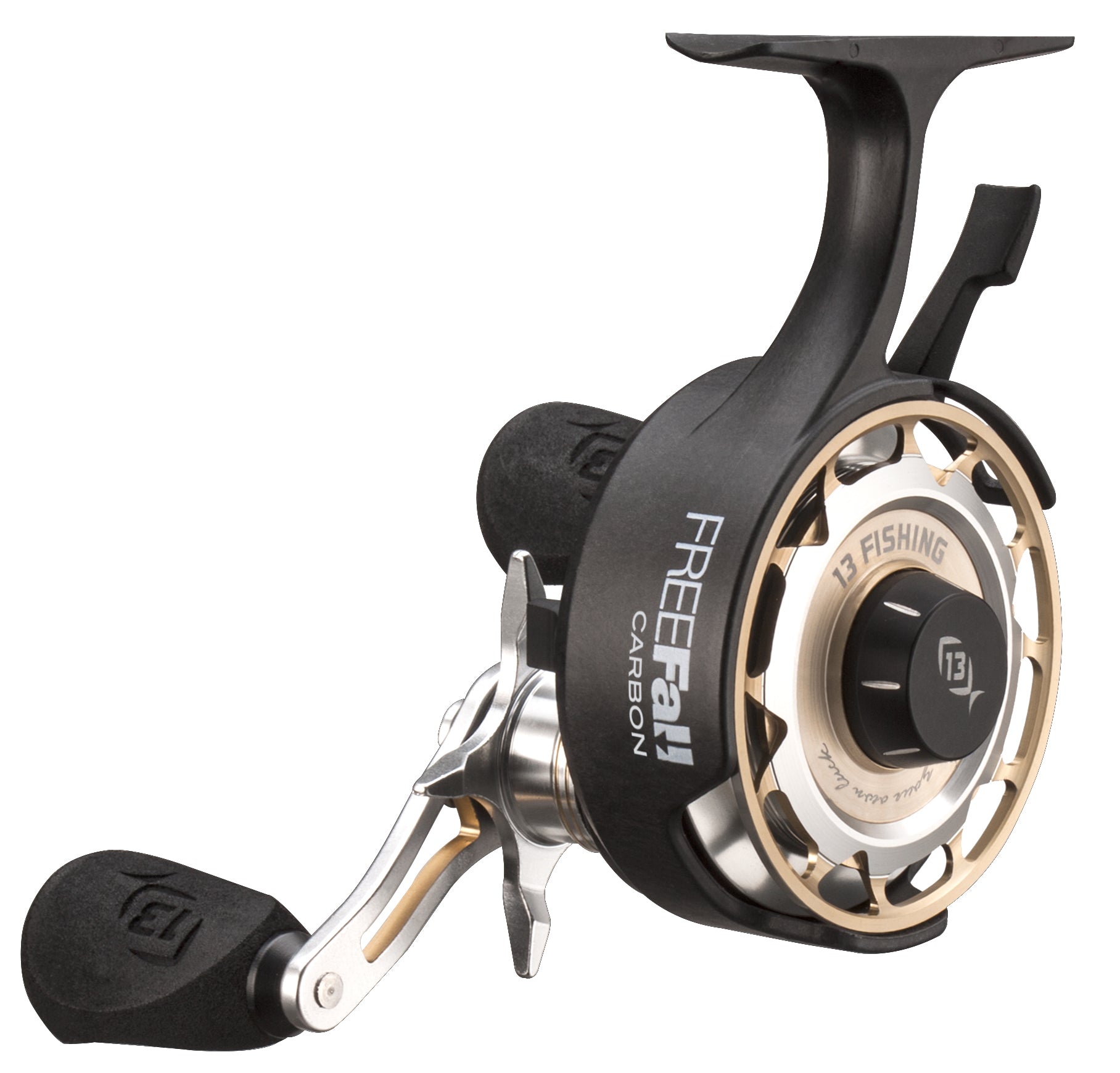 13 Fishing FreeFall Carbon Ice Reel Right 13 Fishing FreeFall Carbon Ice Reel Right