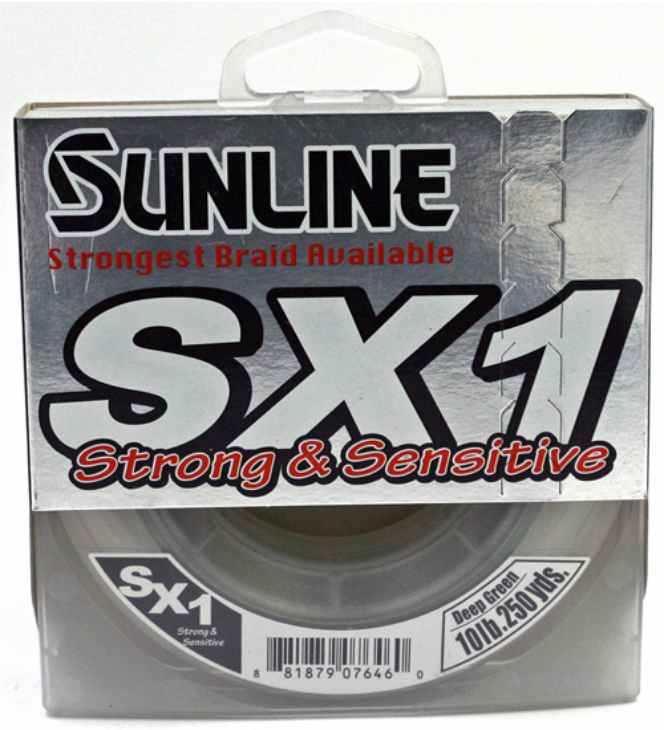 Sunline SX1 Braided Line 20lb / Deep Green