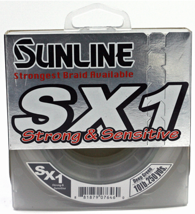 Sunline SX1 Braided Line Deep Green 40lb 600yd
