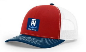 T-H Marine Red White & Blue Logo Snapback Hat - Direct Fishing Sales