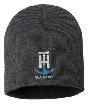 T-H Marine Grey Logo Beanie - Direct Fishing Sales