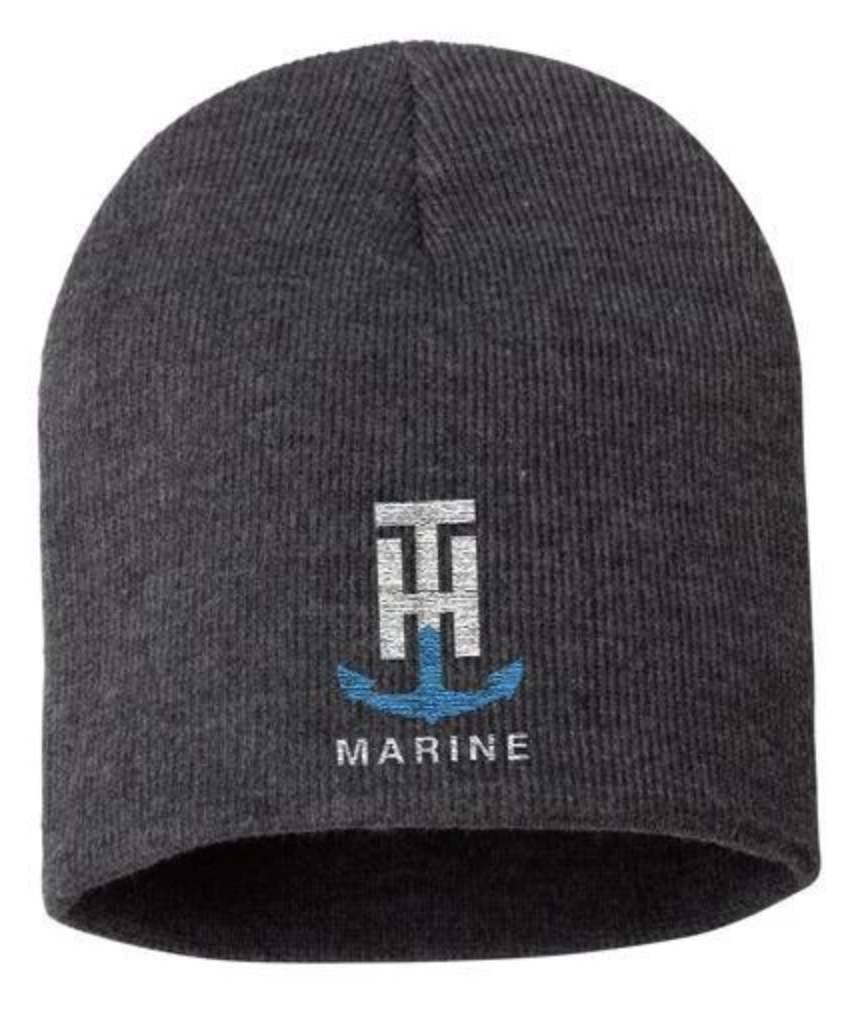 T-H Marine Grey Logo Beanie - Direct Fishing Sales