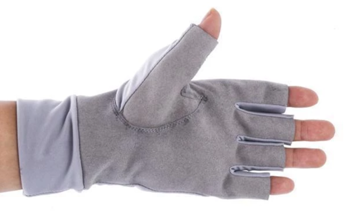 T-H Marine Logo UV Protection Fishing Gloves, Size: XL