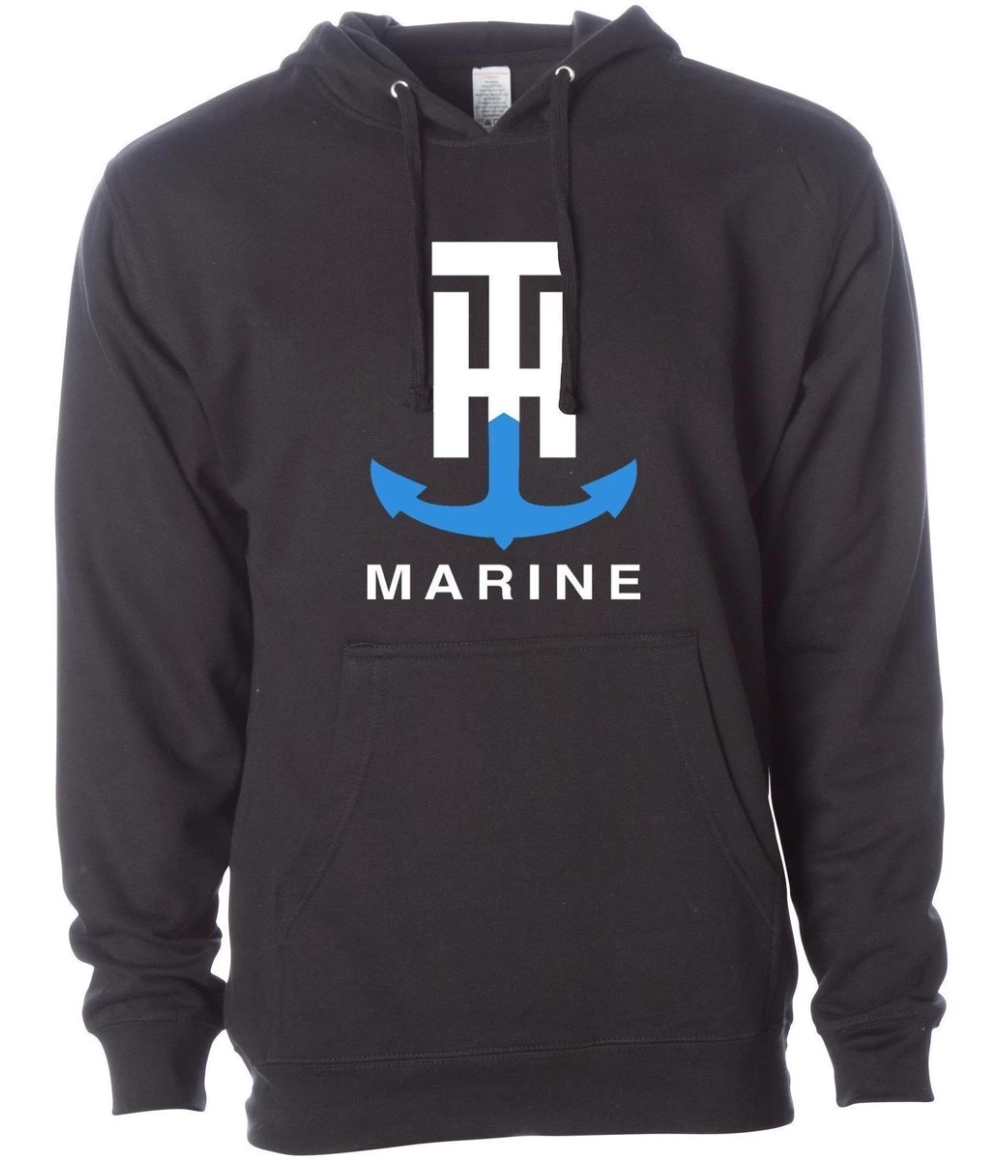 T-H Marine Black Logo Hoodie - Direct Fishing Sales